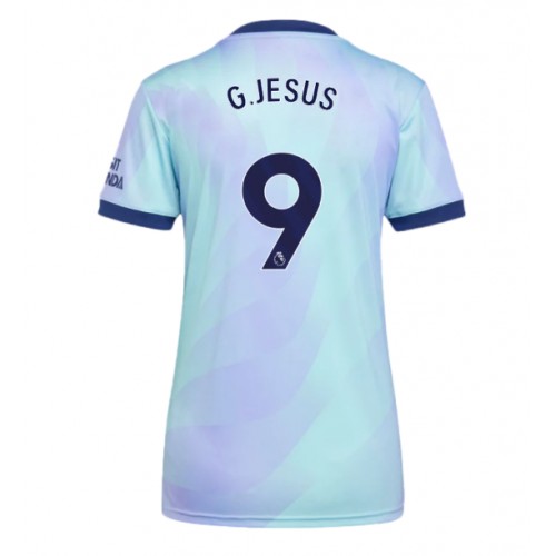 Dres Arsenal Gabriel Jesus #9 Rezervni za Žensko 2024-25 Kratak Rukav